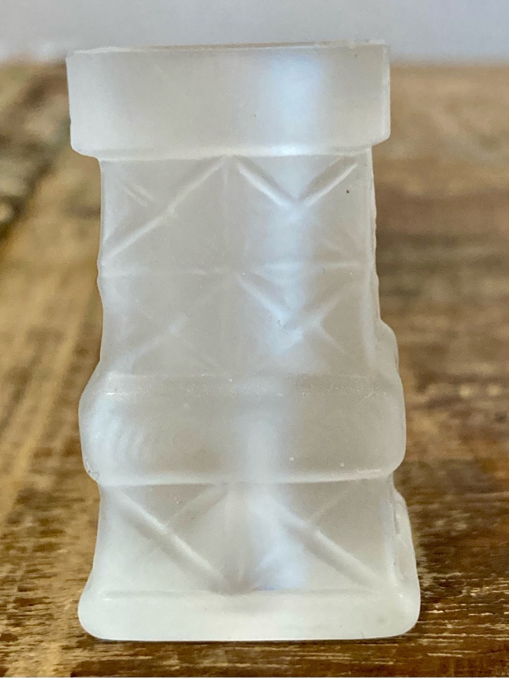 Frosted Glass Chimney (??) 1 3/4” Tall - Picture 5 of 11